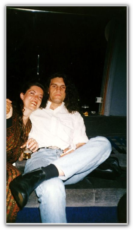 DJ & friend on river cruise circa 1991